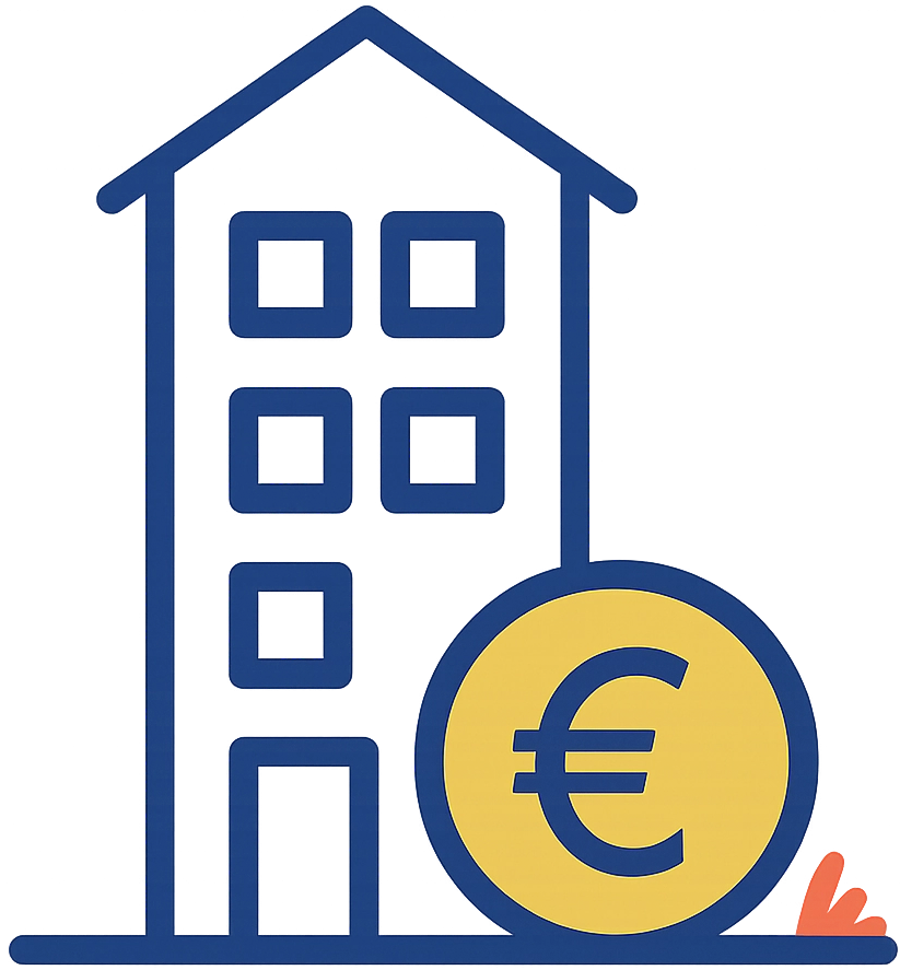 Reo building illustration